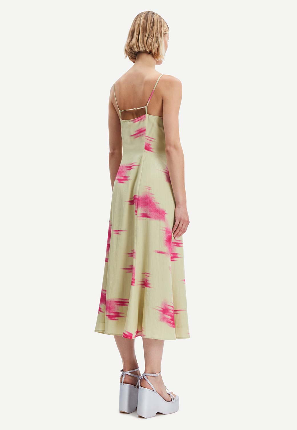 White Smoke שמלת מידי לנשים Annah SAMSOE SAMSOE