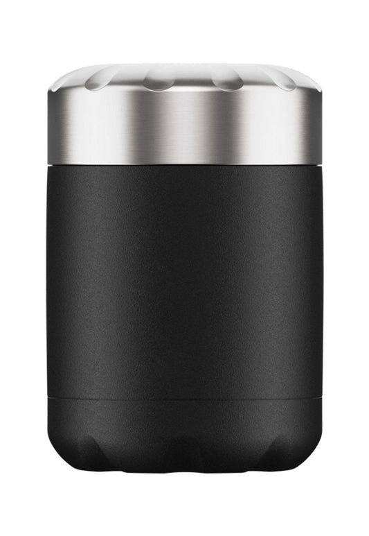 Dark Slate Gray קופסת אוכל שומרת חום שחורה CHILLY'S