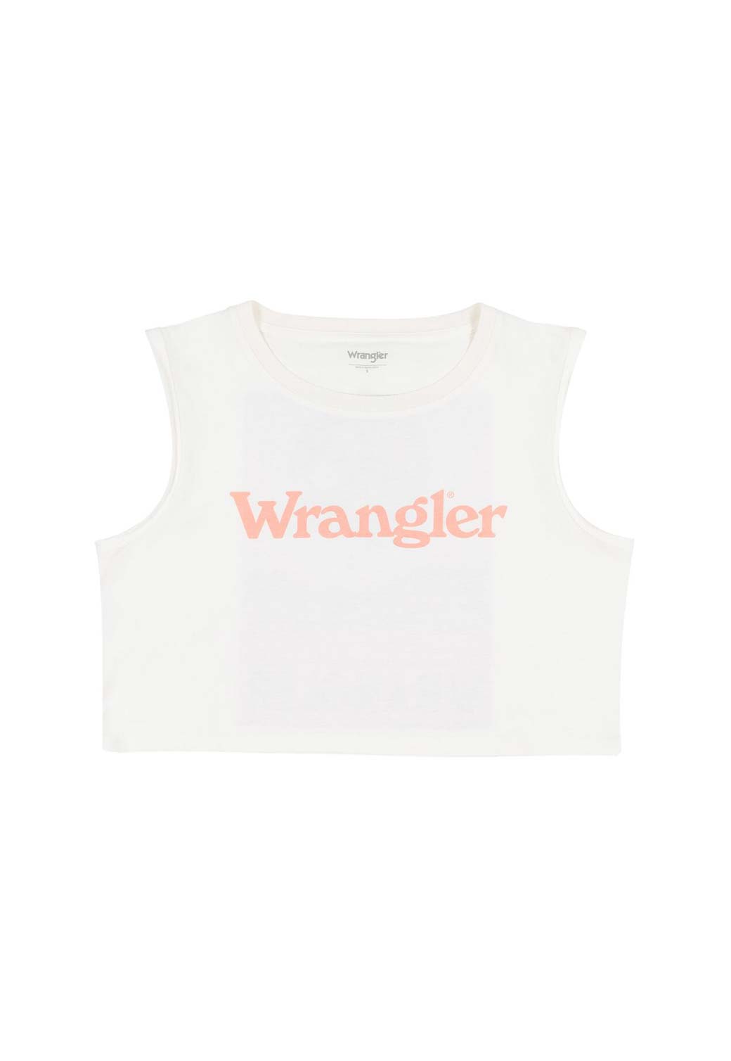 White Smoke גופיית קרופ לנשים WRANGLER