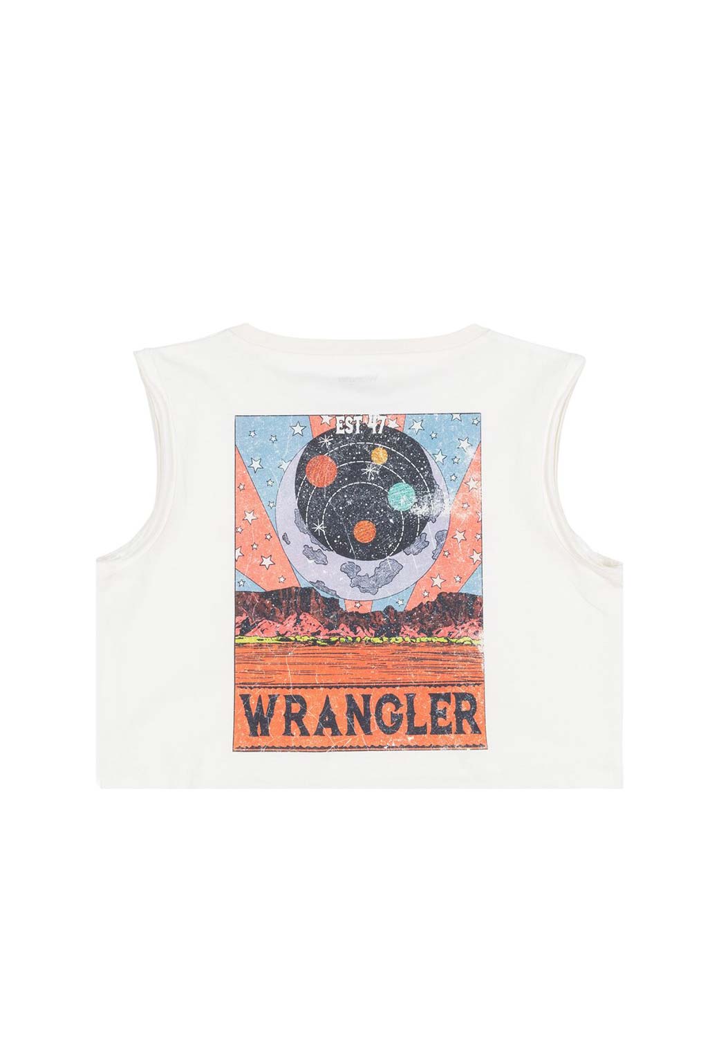 Dim Gray גופיית קרופ לנשים WRANGLER