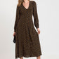 Black שמלת מקסי VENEDA MAXI DRESS JUST FEMALE