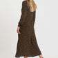 Beige שמלת מקסי VENEDA MAXI DRESS JUST FEMALE