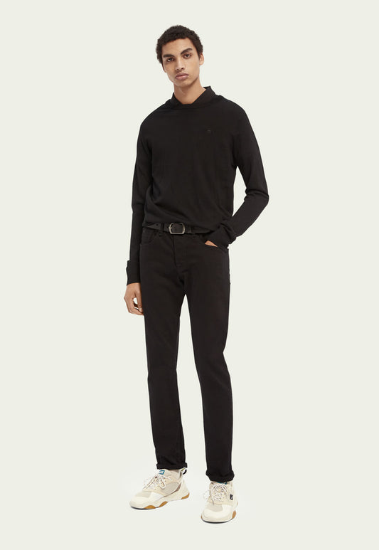 Beige סריג מצמר מרינו עם מפתח עגול SCOTCH & SODA