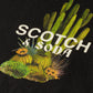 Black סווטשירט עם הדפס SCOTCH & SODA