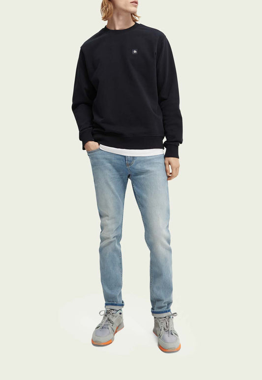 Beige סווטשירט מפתח עגול לגברים SCOTCH & SODA