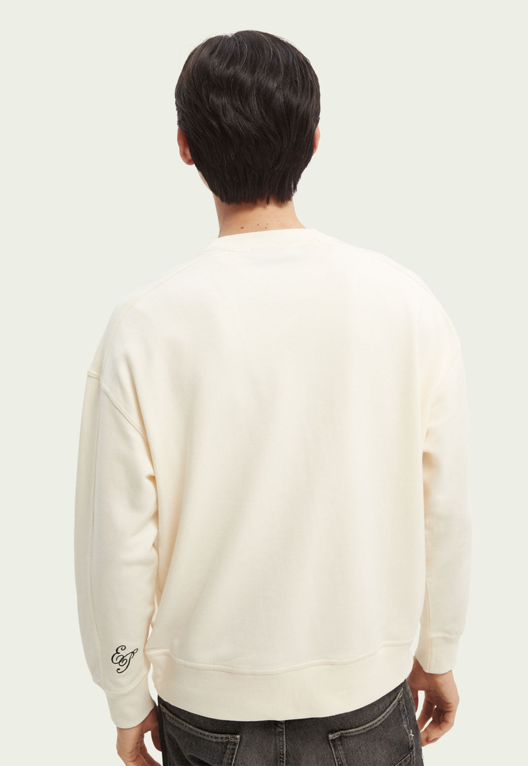 Antique White סווטשירט עם הדפס גרפי SCOTCH & SODA