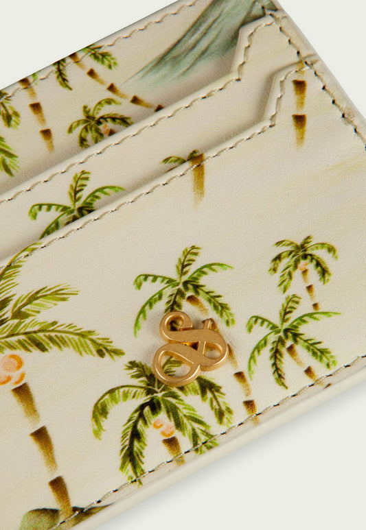 Gray מחזיק כרטיסים עם הדפס צבעוני SCOTCH & SODA