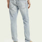 Light Gray SKIM SKINNY FIT JEANS  — BLUE SPLASH ג'ינס ארוך SCOTCH & SODA