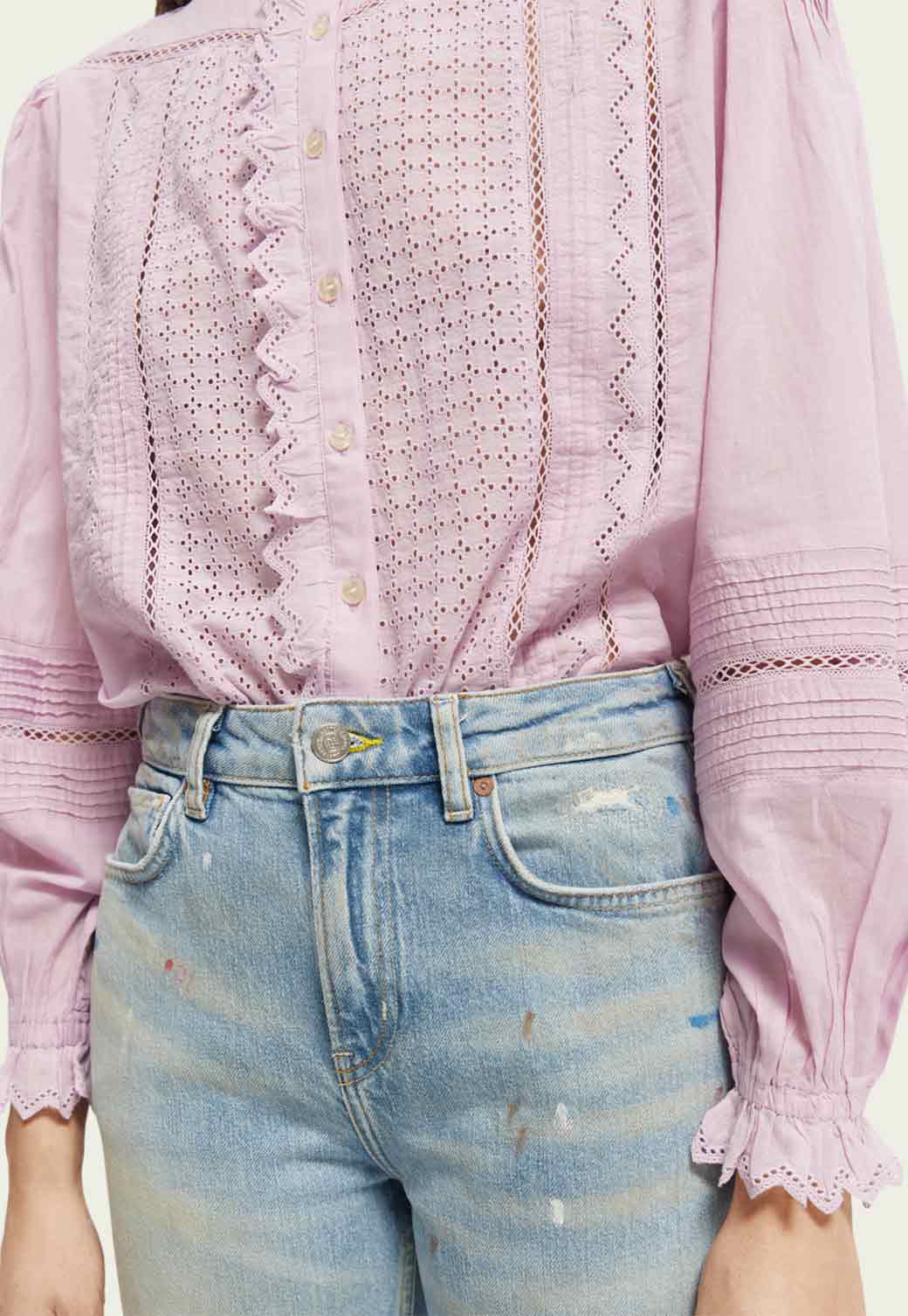 Gray חולצה מכופתרת לנשים SCOTCH & SODA