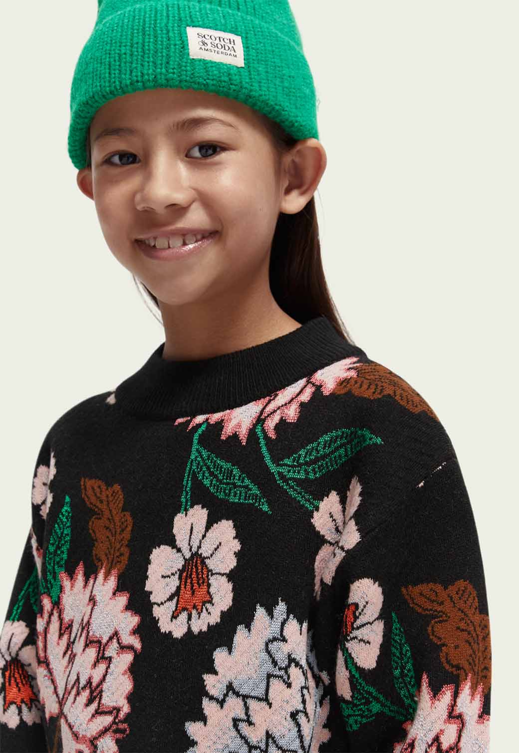 Light Gray סריג צ'אנקי | ילדים SCOTCH & SODA