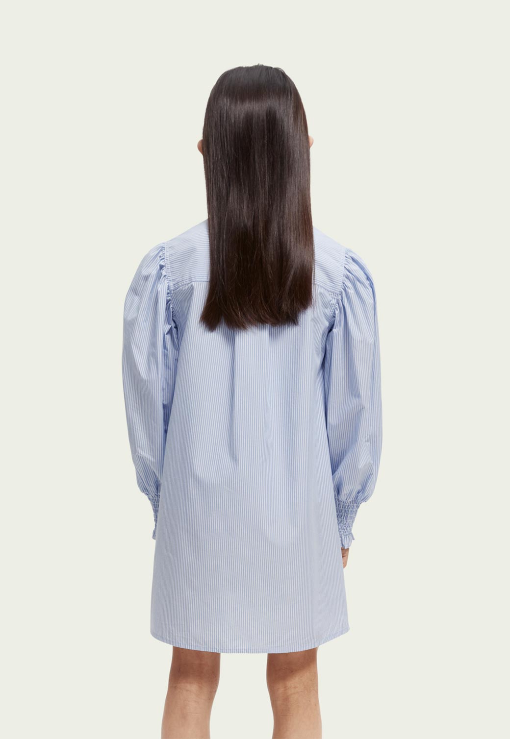 Light Gray שמלת מידי עם כפתורים | ילדים SCOTCH & SODA