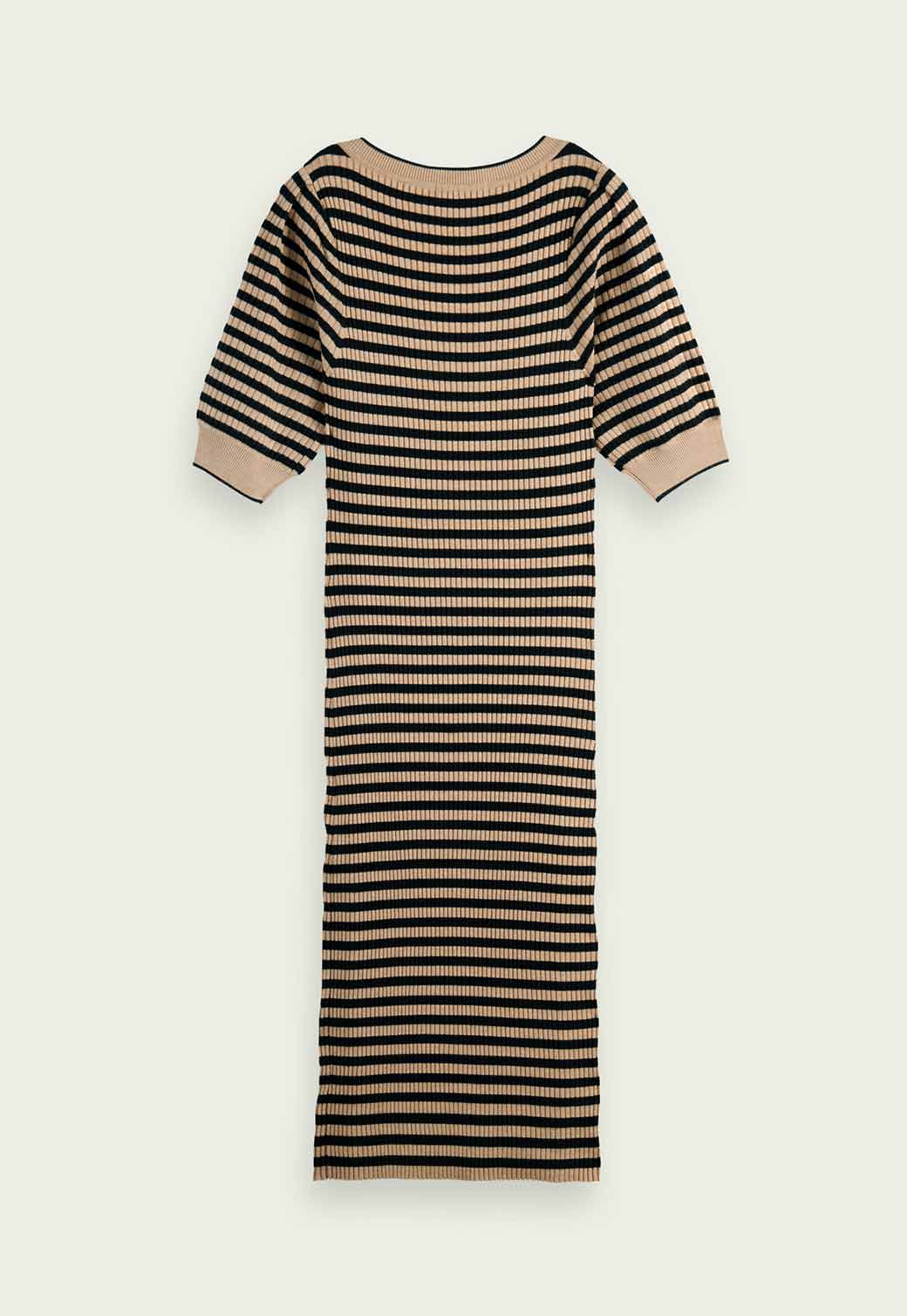 Antique White שמלת סריג מידי SCOTCH & SODA