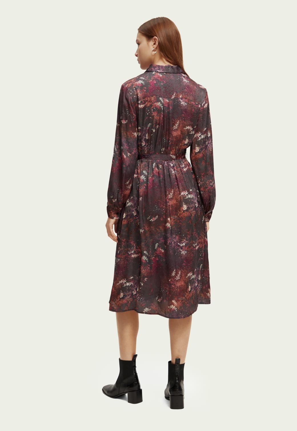 Beige שמלת מידי לנשים SCOTCH & SODA