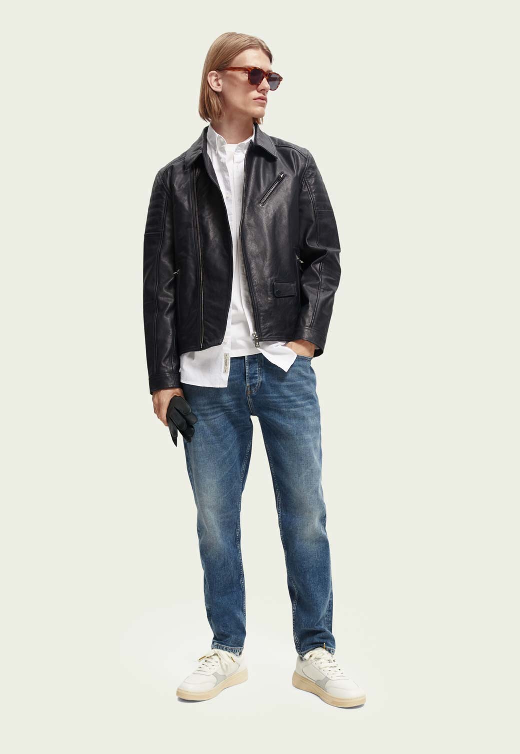 Beige ג'ינס ארוך THE DROP SCOTCH & SODA