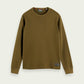 Dark Olive Green טי-שירט ארוכה לגברים SCOTCH & SODA