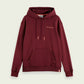 Dark Red סווטשירט עם קפוצ'ון UNISEX SCOTCH & SODA