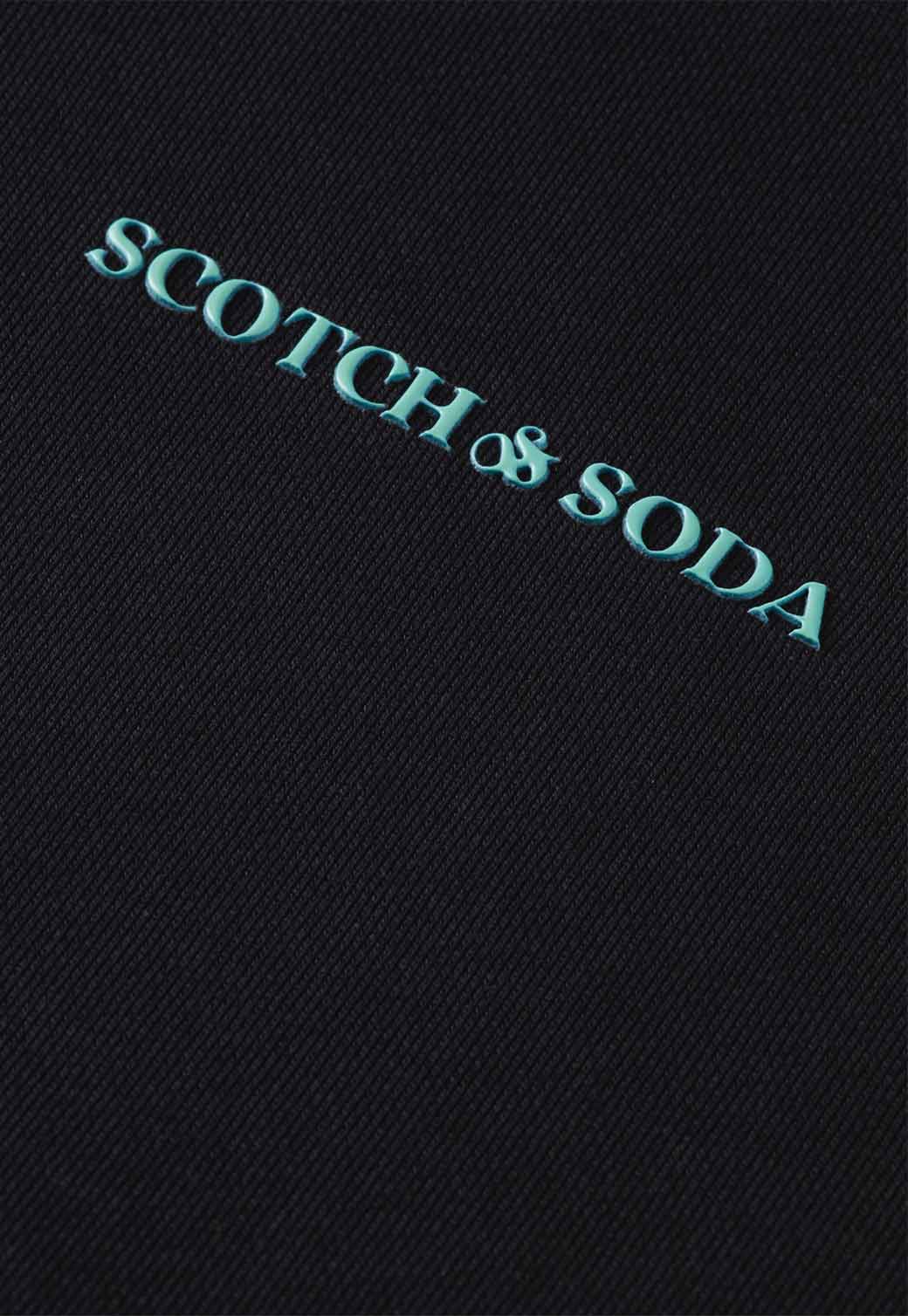 Black קפוצ'ון מכותנה אורגנית יוניסקס SCOTCH & SODA