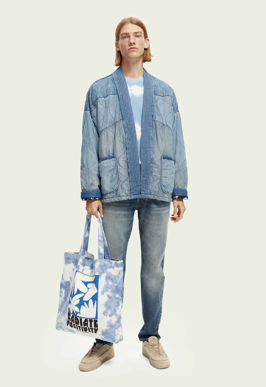 Beige ג'קט ג'ינס לגברים SCOTCH & SODA