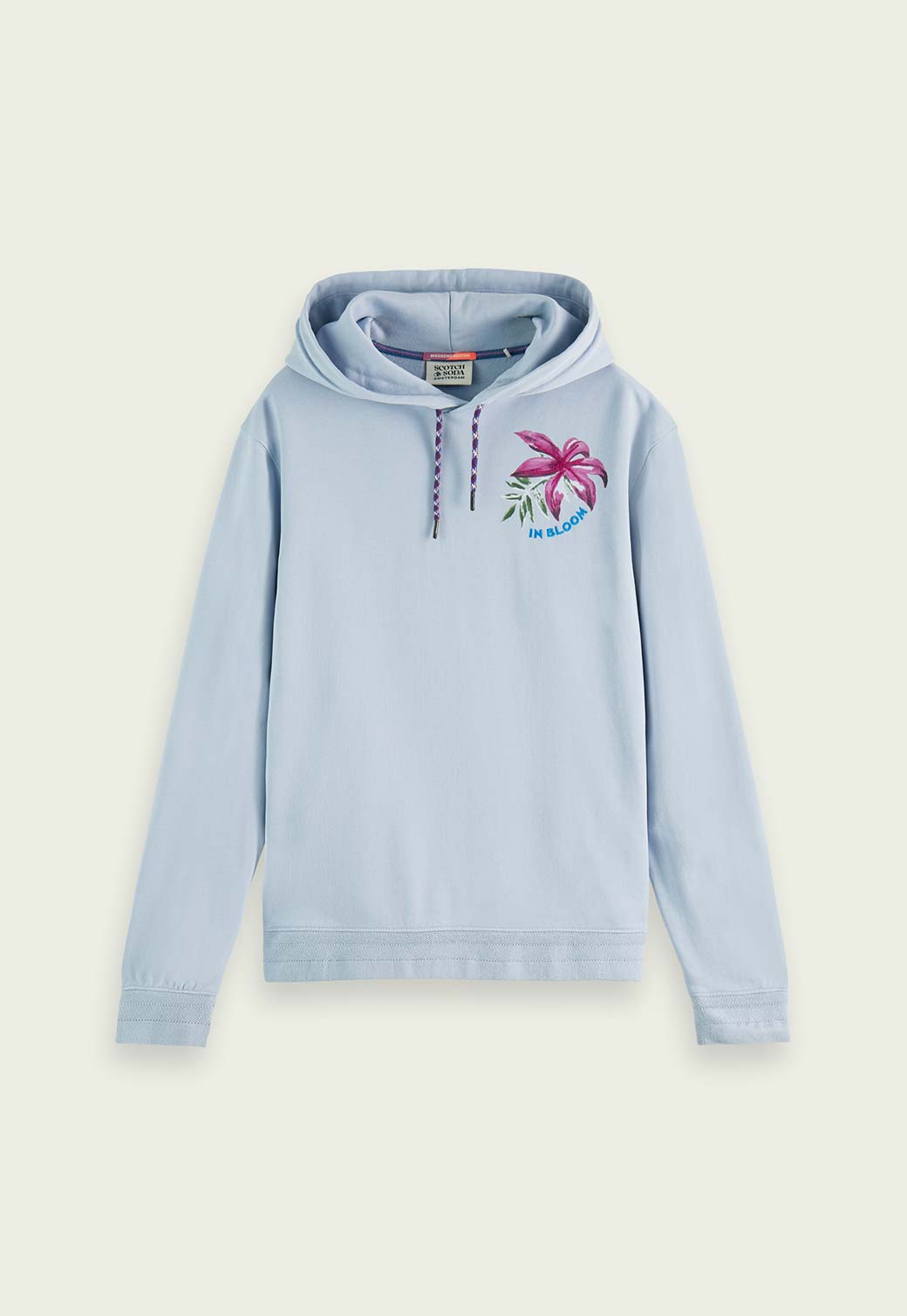 Light Gray קפוצ'ון עם הדפס פרחוני לגברים SCOTCH & SODA