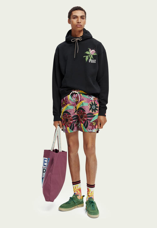 Beige קפוצ'ון עם הדפס לגברים SCOTCH & SODA