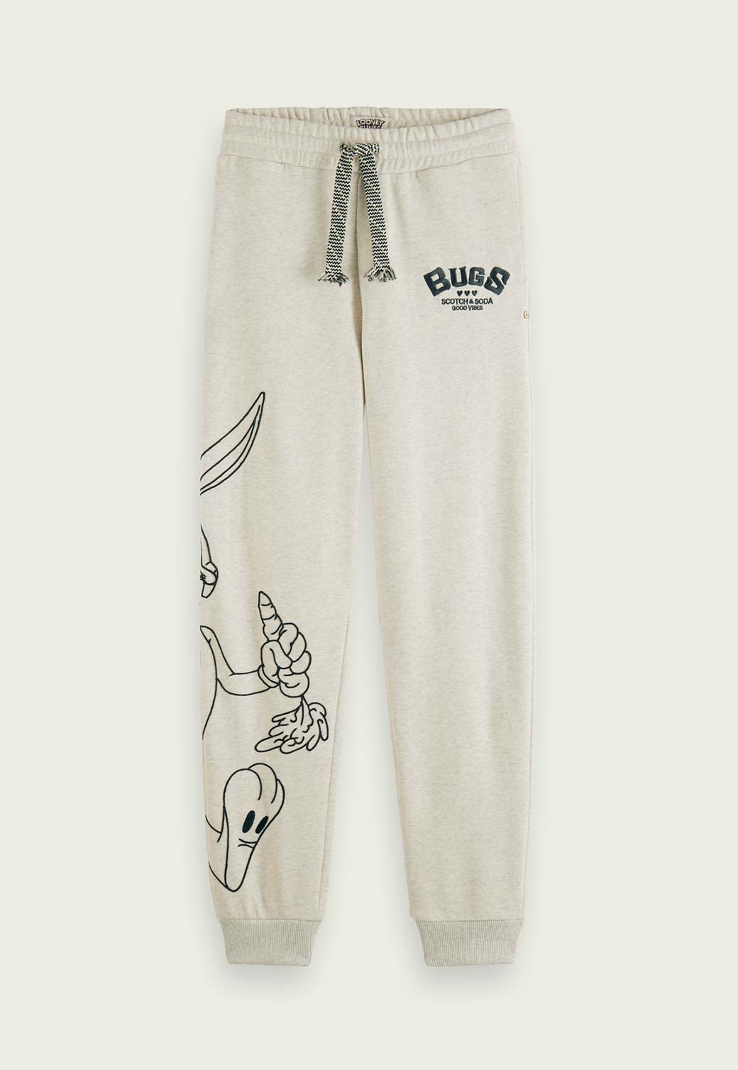 Light Gray מכנסי טרנינג ארוכים יוניסקס Bugs Bunny SCOTCH & SODA