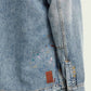 Light Slate Gray חולצת ג'ינס מכופתרת לגברים SCOTCH & SODA