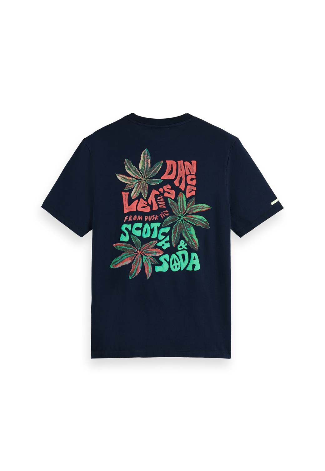 Black FESTIVAL AW T-SHIRT טי שירט קצרה SCOTCH & SODA