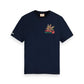 Black FESTIVAL AW T-SHIRT טי שירט קצרה SCOTCH & SODA