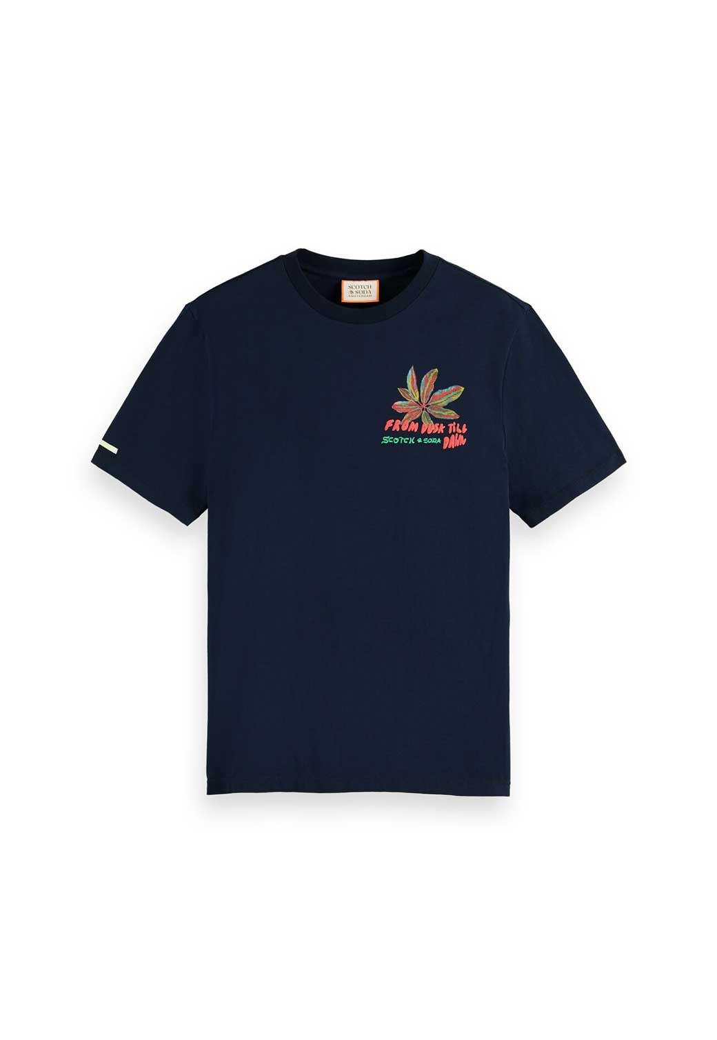 Black FESTIVAL AW T-SHIRT טי שירט קצרה SCOTCH & SODA