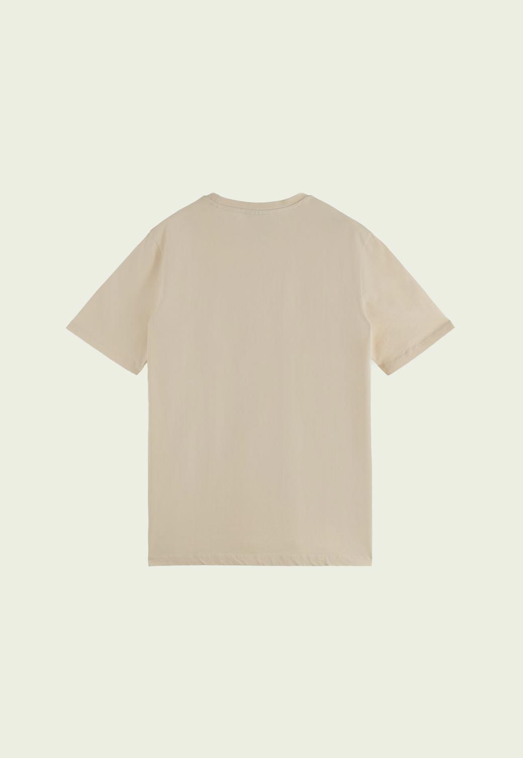 Beige WASHED TAPE POCKET T-SHIRT טי שירט קצרה SCOTCH & SODA