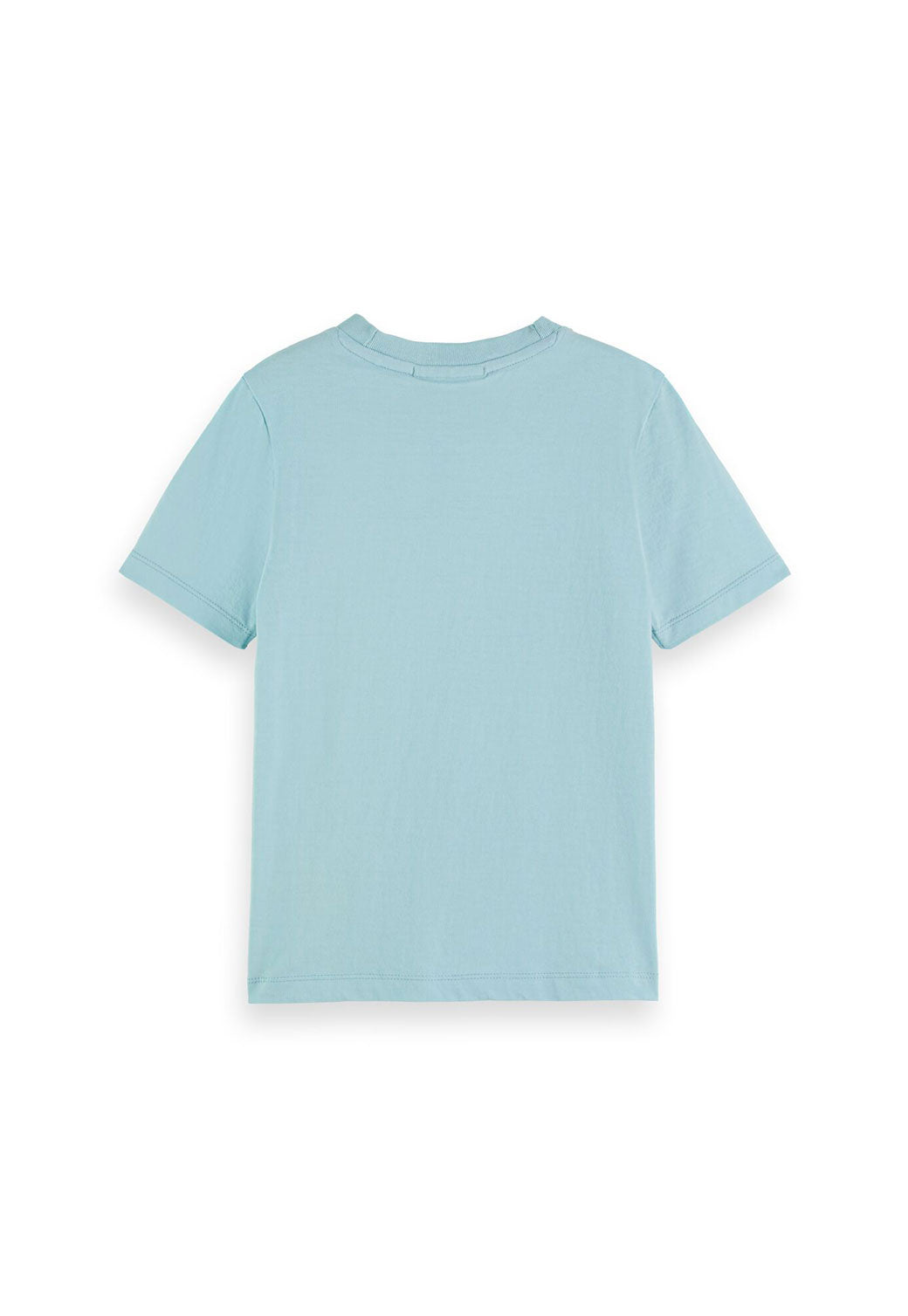 Light Steel Blue SLIM-FIT ARTWORK T-SHIRT טי שירט קצרה SCOTCH & SODA