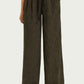 Beige ELENI - HIGH RISE WIDE LEG PRINTED PYJAMA PANT מכנסיים ארוכים SCOTCH & SODA