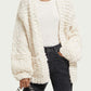 Antique White HAND KNIT CARDIGAN קרדיגן SCOTCH & SODA