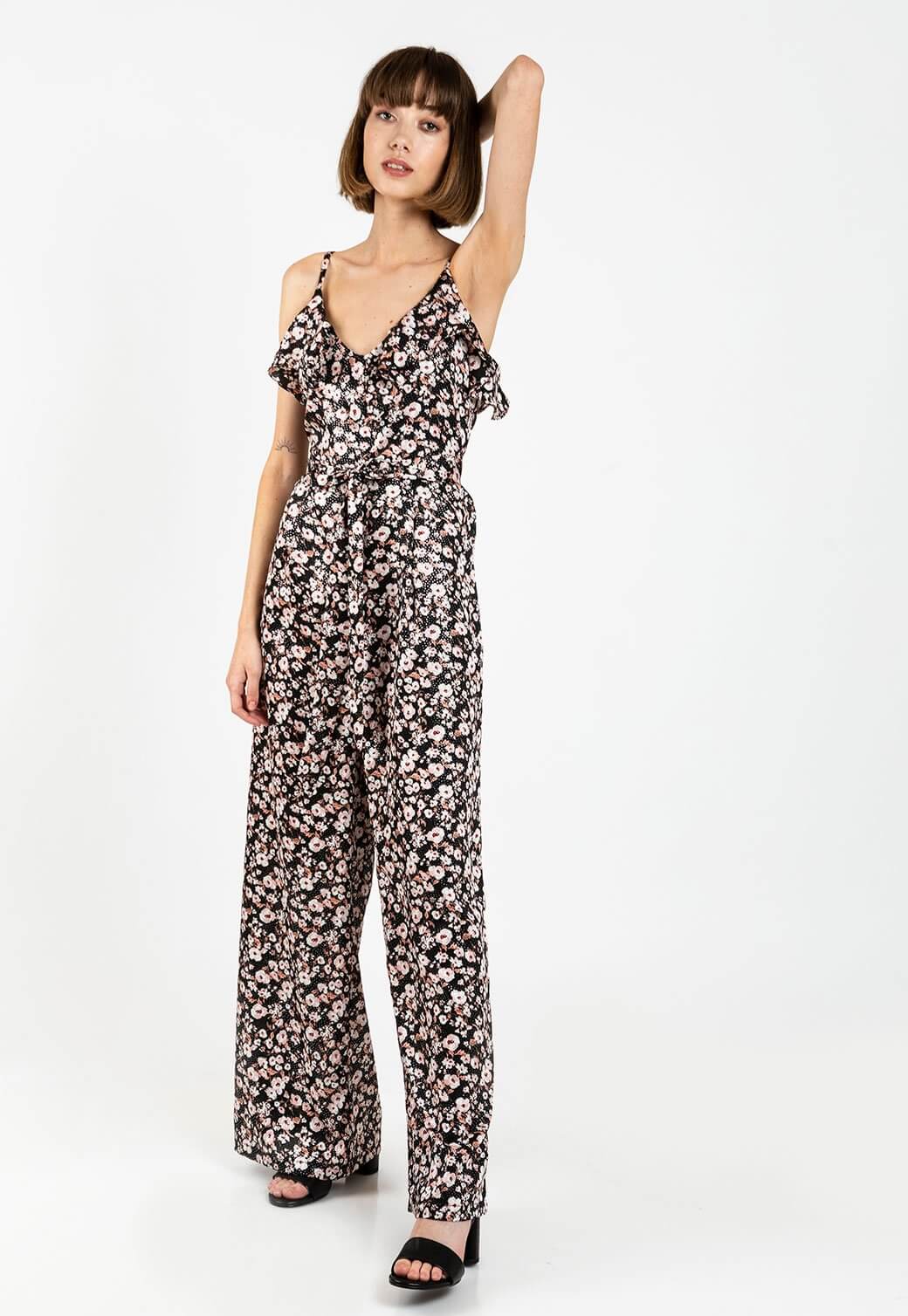 White Smoke אוברול ארוך LLOYD JUMPSUIT SABINA MUSAYEV