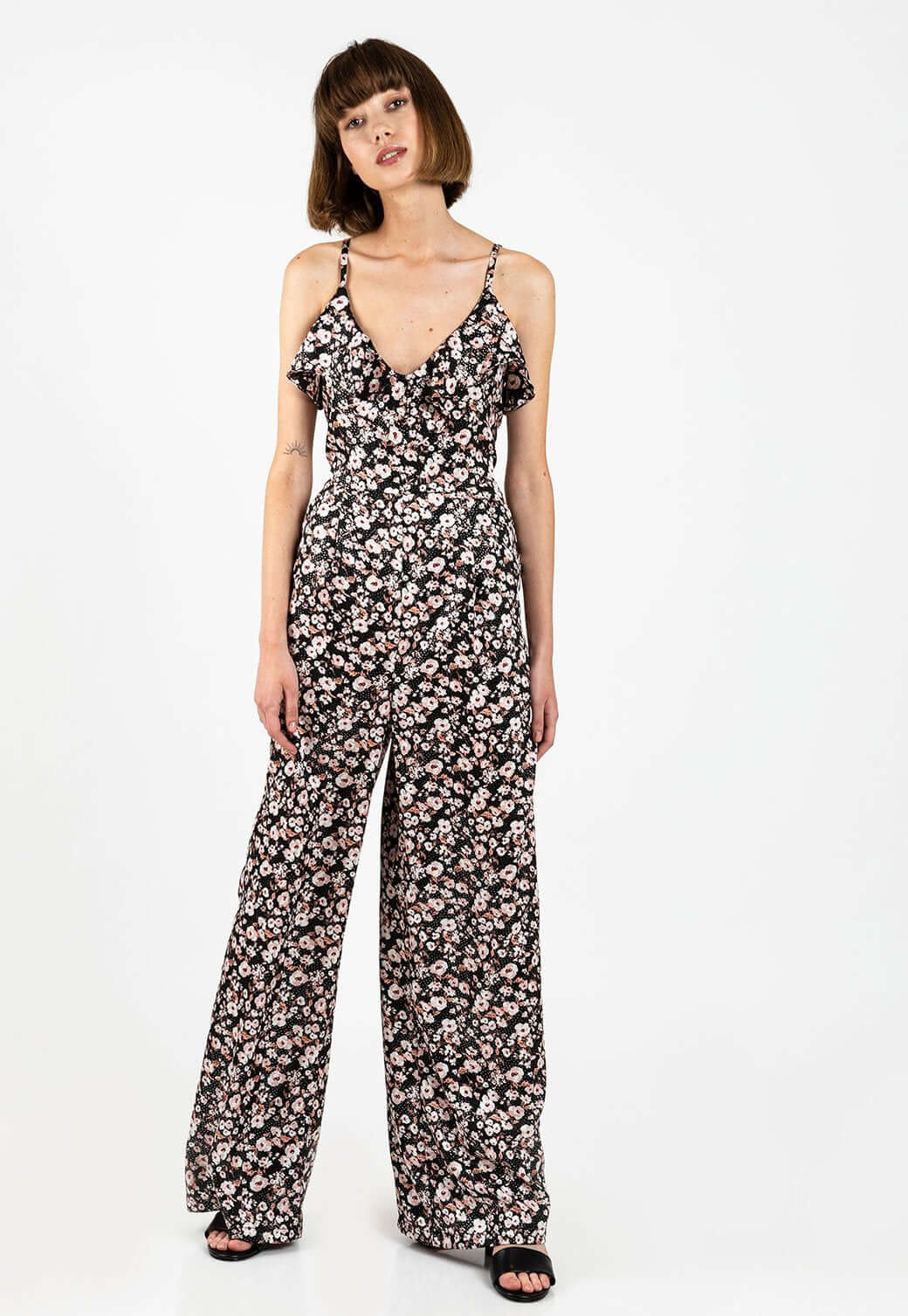 White Smoke אוברול ארוך LLOYD JUMPSUIT SABINA MUSAYEV