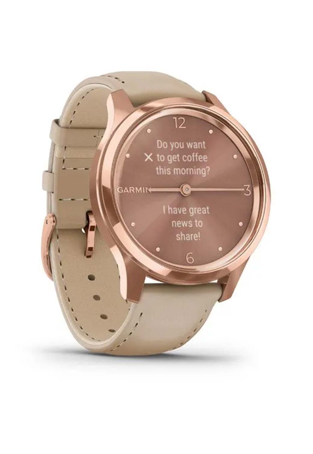 Rosy Brown שעון יד VIVOMOVE LUXE GARMIN