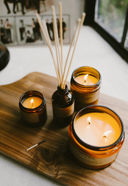 Gray נר שעוות סויה גדול | NO. 21 GOLDEN COAST P.F.CANDLE