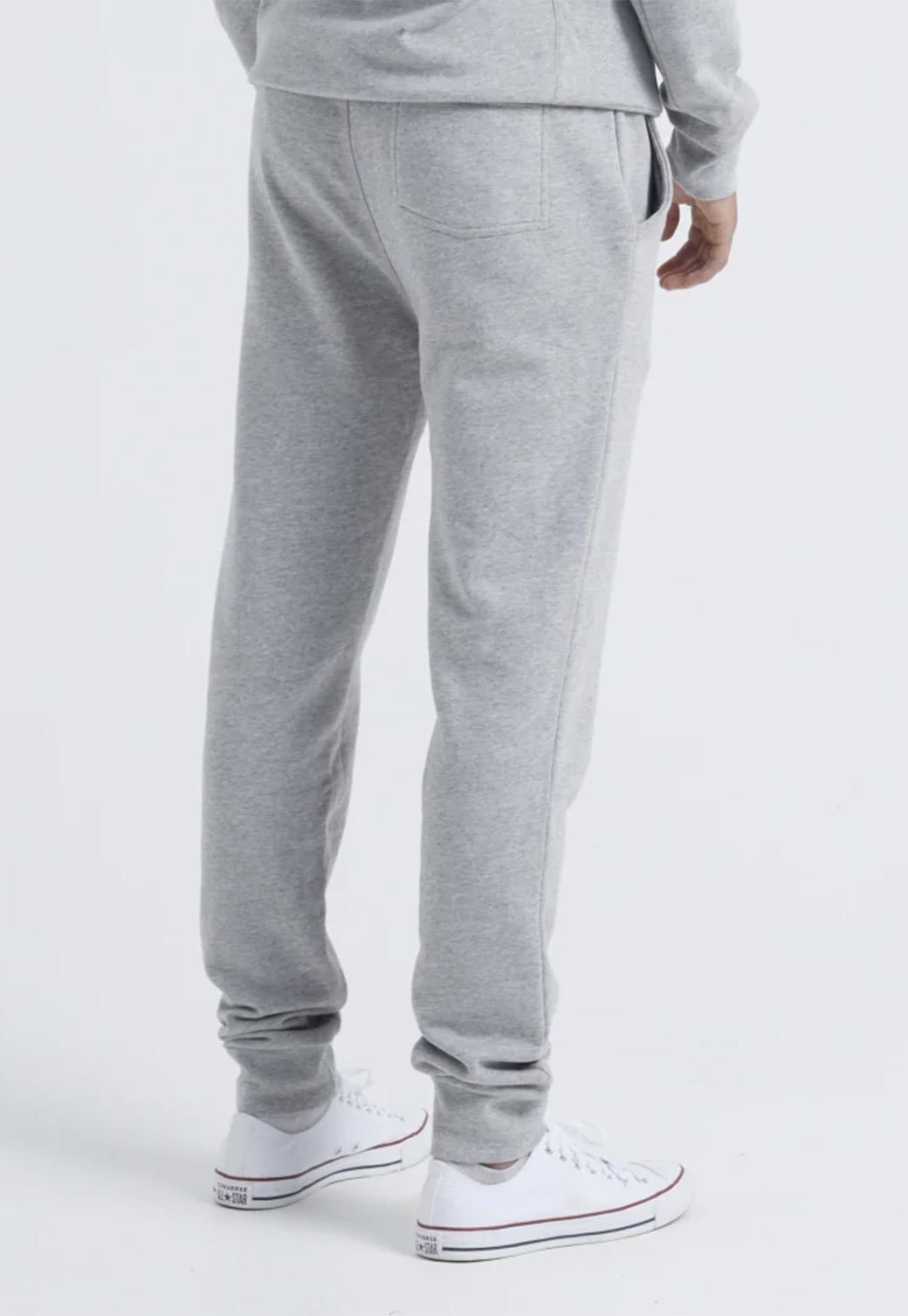 Light Gray מכנסי טרנינג ארוכים לגברים BY GARMENT