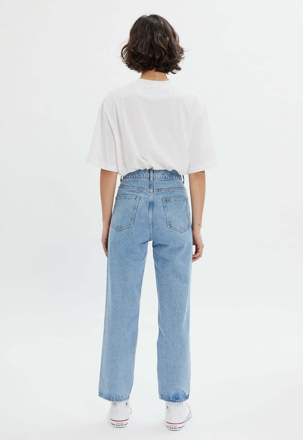 Lavender ג'ינס ארוך CROPPED DENIM TRES