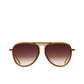 Saddle Brown משקפי טייסים עם עדשות חומות SCOTCH & SODA