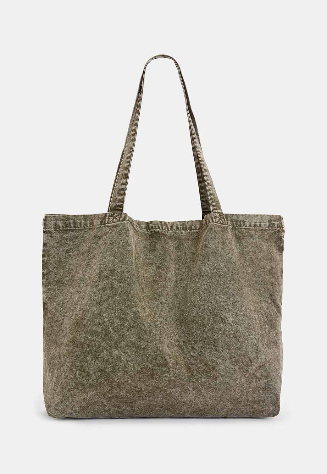 Dark Olive Green תיק צד Underground Tote ALLSAINTS