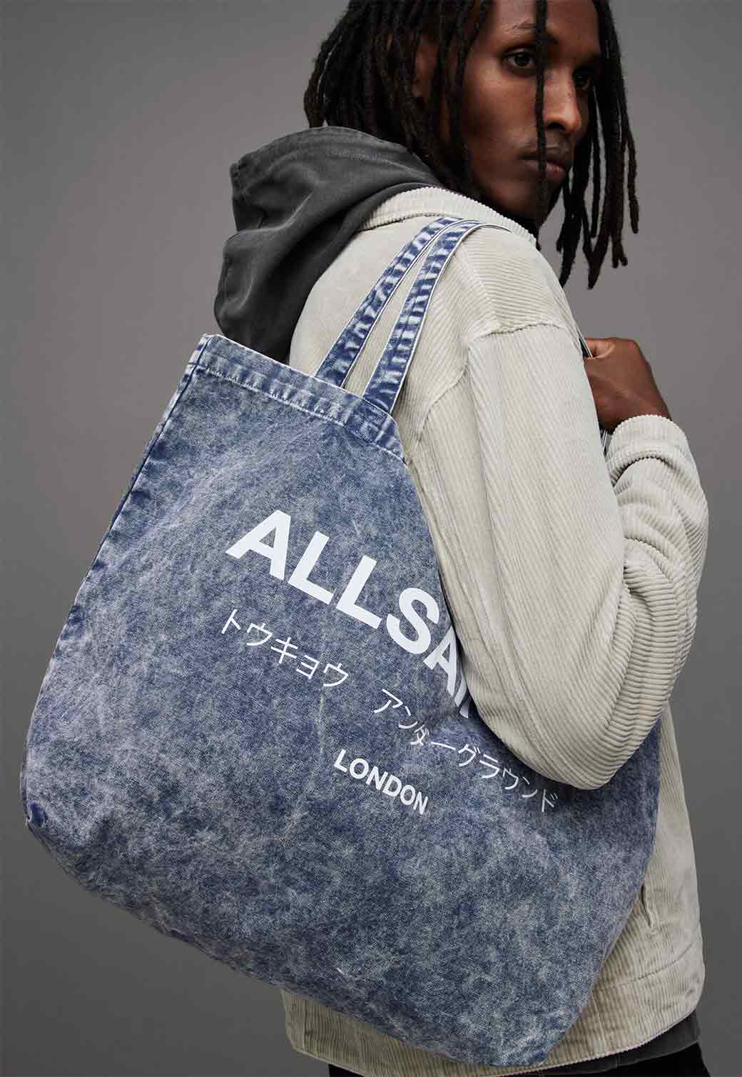 Dim Gray תיק צד Underground Tote ALLSAINTS