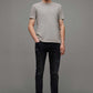 Slate Gray טי שירט קצרה לגברים Ossage ALLSAINTS