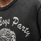 Dark Slate Gray טי שירט קצרה לגברים Wild Boys ALLSAINTS