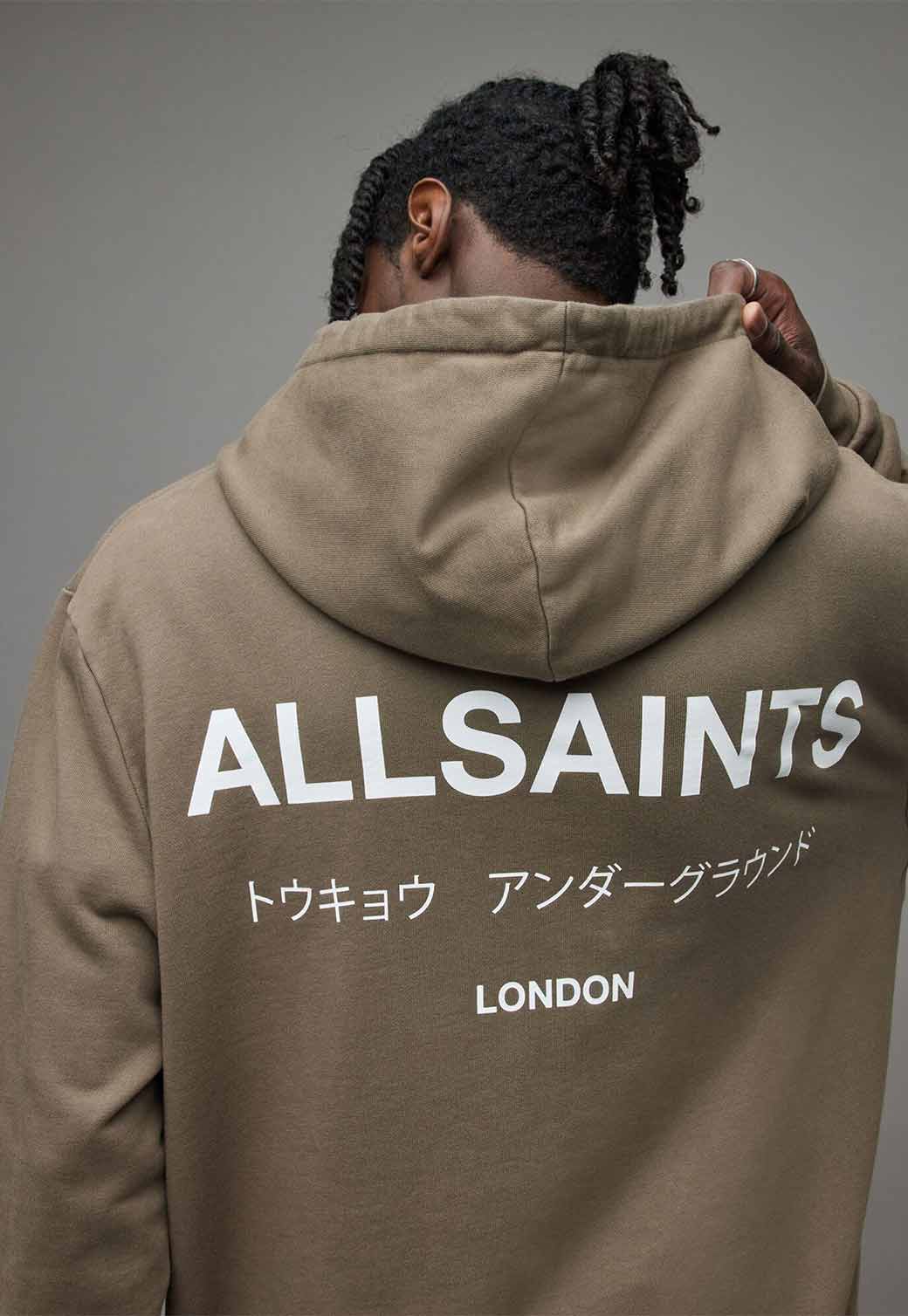 Dim Gray קפוצ'ון לגברים Underground ALLSAINTS