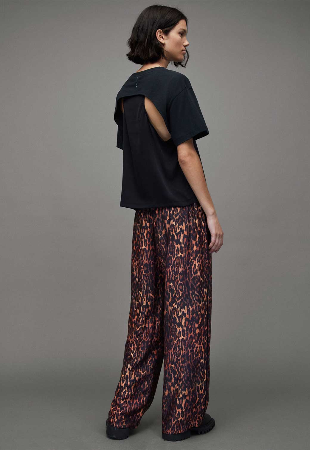 Dim Gray מכנסיים ארוכים לנשים Tyler ALLSAINTS