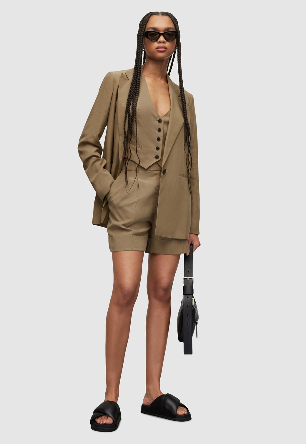 Lavender ווסט לנשים Deri Lyn ALLSAINTS