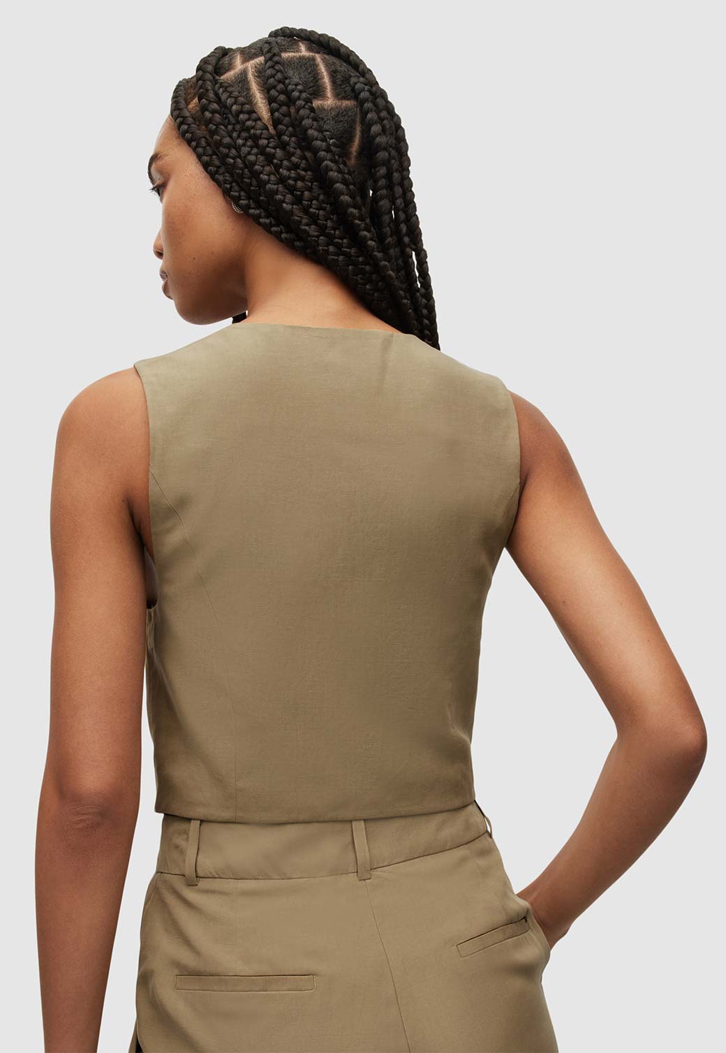 Lavender ווסט לנשים Deri Lyn ALLSAINTS