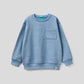 Light Gray סווטשירט מפתח עגול לילדים BENETTON