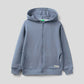 Light Gray קפוצ'ון עם רוכסן לילדים BENETTON